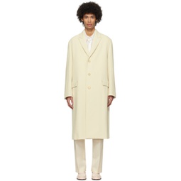 Off-White Chesterfield Coat 241484M176006