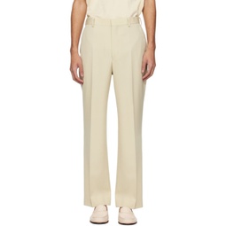 Off-White Light Trousers 241484M191009