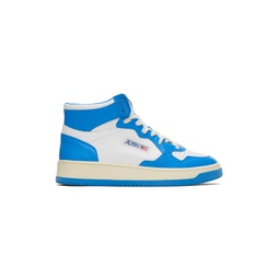 Blue   White Medalist Sneakers 232954M236002
