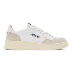 White Medalist Low Sneakers 241954M237009