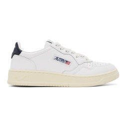 White Medalist Low Sneakers 241954M237012
