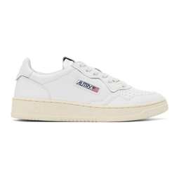 White Medalist Low Sneakers 241954M237011