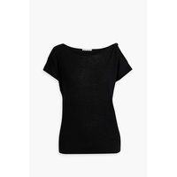 Twisted cutout cashmere top