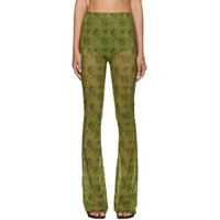 Green Apartment Trousers 222094F087012