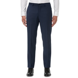 Armani Exchange Mens Slim-Fit Navy Birdseye Suit Separate Pants