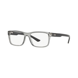 Armani Exchange AX3016 Mens Square Eyeglasses