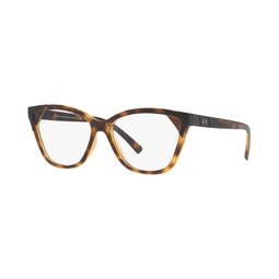 Armani Exchange AX3059 Womens Irregular Eyeglasses