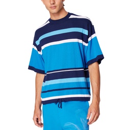 Mens Colorblocked Stripe T-Shirt