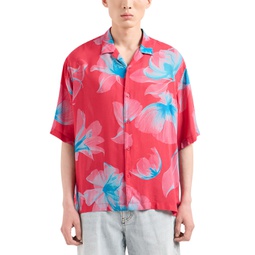 Mens Boxy-Fit Floral Shirt
