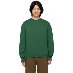 Green Monogram Sweatshirt 231307M204014