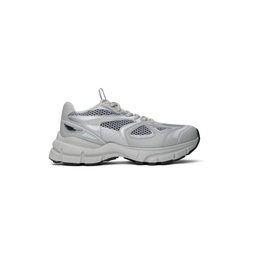 Gray   Silver Marathon Sneakers 241307F128026