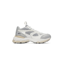 White   Gray Marathon Neo Sneakers 232307F128071