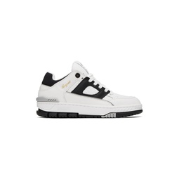 White   Black Area Lo Sneakers 232307F128070