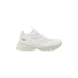 White Marathon Transparent Runner Sneakers 232307F128018