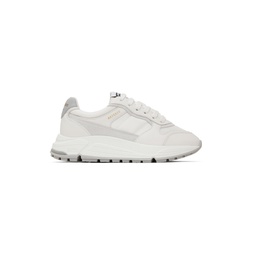 White   Gray Rush Sneakers 232307F128043