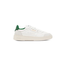 White   Green Dice Lo Sneakers 232307F128039