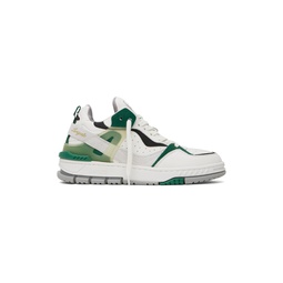 White   Green Astro Sneakers 241307M236003