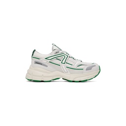 White   Green Marathon R Trail Sneakers 222307F128020