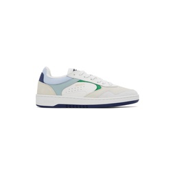White   Blue Arlo Sneakers 241307M237111