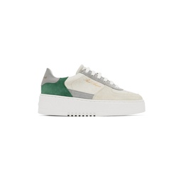 SSENSE Exclusive Gray   Green Orbit Sneakers 222307F128078