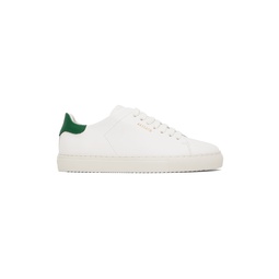 SSENSE Exclusive White   Green Clean 90 Sneakers 222307F128076