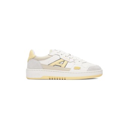 White   Yellow A Dice Lo Sneakers 222307F128040