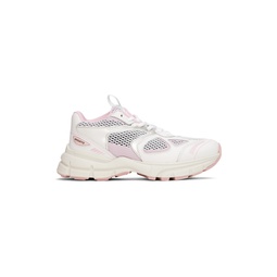 White   Pink Marathon Sneakers 231307F128049