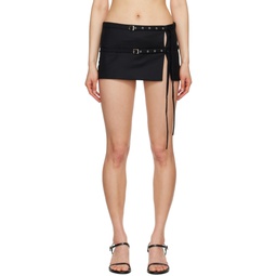 Black Lucerne Miniskirt 241188F090009