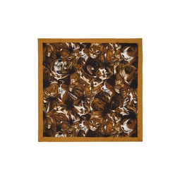 Brown Per B Sundberg Edition Print Silk Scarf 241129M150054