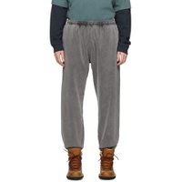 Gray Garment Dyed Pants 231129M190006