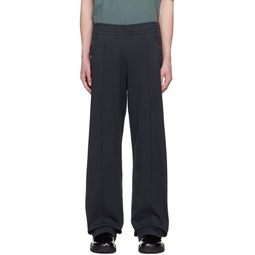 Black Relaxed Fit Lounge Pants 231129M190008