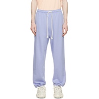 Purple Organic Cotton Lounge Pants 222129M190003