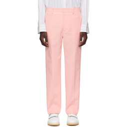 Pink Three Pocket Trousers 241129M191025