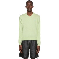 Green Wool Sweater 222129M201000