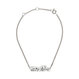 Silver Label Necklace 232129M145003