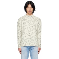 White Crewneck Sweater 231129M201039