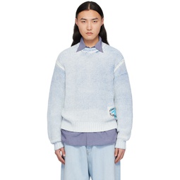 Blue Patch Sweater 241129M201018