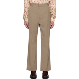 Taupe Four Pocket Trousers 232129M191014