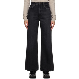 Black 2022 Vintage Loose Fit Jeans 241129F069021