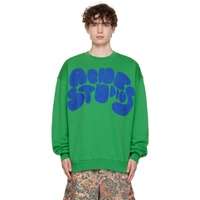 Green Bubble Sweatshirt 222129M204025