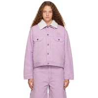 Purple Faded Jacket 232129F063001