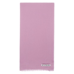 Purple Wool Scarf 221129F028010