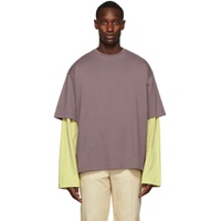 Purple Short Sleeve T Shirt 221129M213057