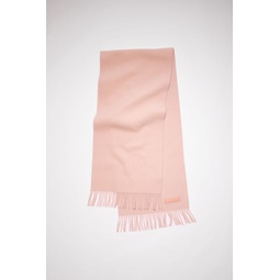 Wool scarf pink label - Pink