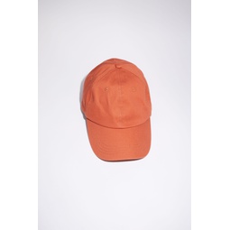 Cotton baseball cap - Rust red