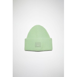 Large face logo beanie - Spring green