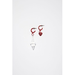 Chandelier earrings - Red