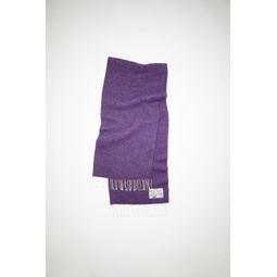 Fringe scarf - Orchid purple
