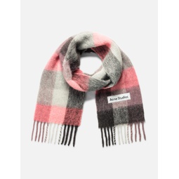 MOHAIR CHECKED SCARF