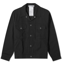 Acne Studios Ourle Twill Overshirt Black